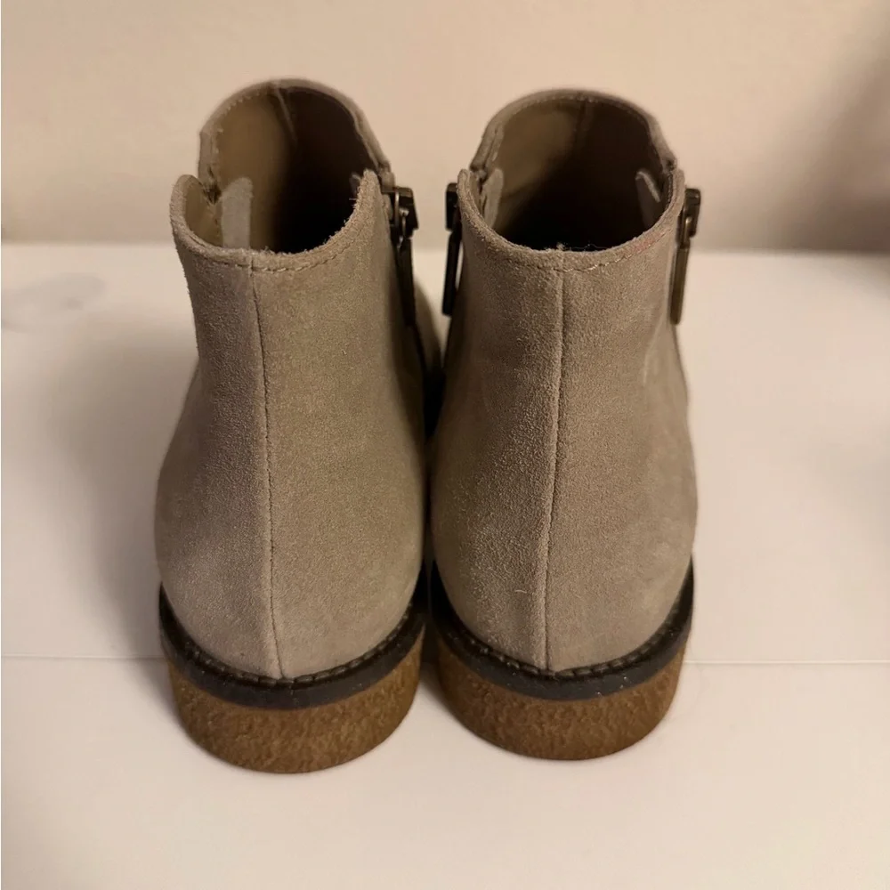 ITALEAU | Waterproof Foliana Booties Taupe Lavato Size 36 Made in Italy